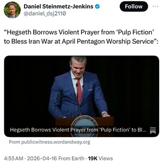 Click image for larger version

Name:	hegseth prayer.jpg
Views:	69
Size:	31.9 KB
ID:	9489251